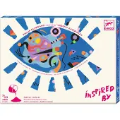 Djeco Kreativt leker - 4 Motiver - Abstrakte motiver - - OneSize - Kreativt leker
