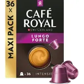 Café Royal | Lungo Forte - 36 kapsler til Nespresso