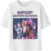 Name it T-skjorte - NkfMara - KPop - Bright White - - 13-14 år (158-164) - T-skjorte