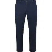 BOSS for man. 50559595 Linen trousers with navy logo detail (34/34), Casual, Classic