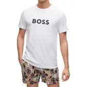 BOSS for man. 50491706 RELAXED FIT ORGANIC COTTON T-SHIRT white (XL), Homewear, Short sleeve