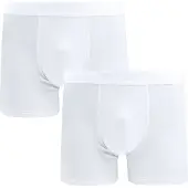 Alan red Aan Red Boxer 2-Pack Svart Hvit Størrese