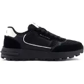 Armani Exchange for man. XM002197AF17447MC024 Sneakers with black contrast inserts (42), Flat, Laces, Casual, Mesh