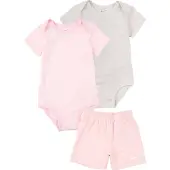 Nike Shorts Sett - Shorts/Bodyer k/e - Rosa Skum Heather - - 12 md - Shorts