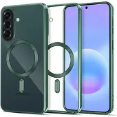 Tech-Protect Samsung Galaxy A37 MagFlex-deksel - MagSafe-kompatibelt - klar / Jungelgrønn