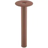 LUCANDE LED-gatelampe Haloa, brun/rust, høyde 50 cm, IP54