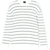 Armani Exchange for man. XM002172AF18754F0193 Off-white and green crew neck sweater (M), Casual, Cotton