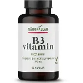 Närokällan B3 Nikotinamid 100 mg 90 kapsler