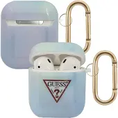 GUESS GUACA2TPUMCGC02 AirPods-deksel blå/blå Tie & Dye Collection