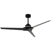 Mantra-Iluminacion LED-takvifte Brisa Mini svart/tre, stillegående, 150 cm, CCT
