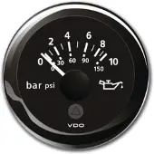 VDO 10-184 Ohm Olje Manometer 0-10bar