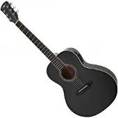 Gear4Music Parlour Venstrehendt Elektroakustisk Gitar fra Svart