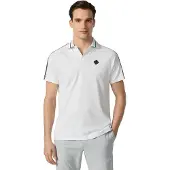 Hackett for man. HM5600191 White Hs Tape polo shirt (XL), Casual, Cotton, Short sleeve