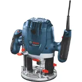 Bosch GOF 130 overfres 1300 W, svart og blå