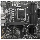 MSI PRO B760M-P - Hovedkort - micro ATX - LGA1700-sokkel - B760 Chipset - USB 3.2 Gen 1, USB-C 3.2 Gen2 - Gigabit LAN - innbygd grafikk (CPU kreves...