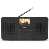 Hama 00054257, Personlig, Digitalt, DAB, DAB+, FM, 3 W, TFT, 6,1 cm (2.4)