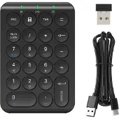 Deltaco Wireless Numbered Keypad Black - Numpad - Svart