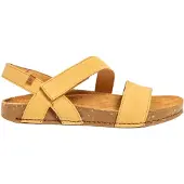 El naturalista unisex. 2579114F5005_024 Leather Sandals N5791 Balance yellow (42), Flat, Velcro, Casual