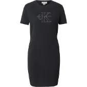 Calvin Klein Jeans Lv047g333g Kort Ermet Kort Kjole