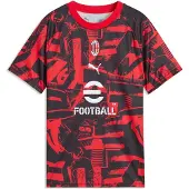 Puma AC Milan Warmup Jersey Youth, Shop, Red/Black, 5-6Y