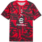 Puma AC Milan Warmup Jersey Men, Sports, Red/Black, XXL