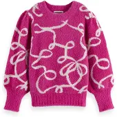 Scotch & Soda Intarsia Glitter Genser
