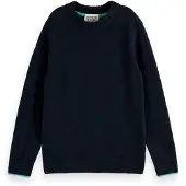 Scotch & Soda Regular Fit Soft Knitted Genser