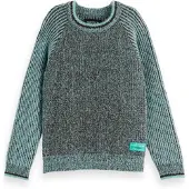 Scotch & Soda Regular Fit Contrast Raglan Genser