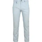 Suitable Chino Pico Pleat Bomull Lin Ruter Blå Lyseblå Størrelse