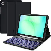 Tech-Protect Samsung Galaxy Tab A9+/A11+ SmartCase Pen Bluetooth-tastaturveske - svart