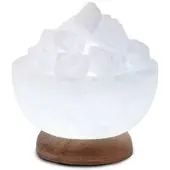 WAGNER LIFE Hvit LED-saltkrystallbolle Petite