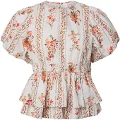 Y.A.S Yasfloratina Kortermet Bluse