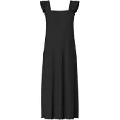 Pieces Pcflora Strap Flounce Midikjole