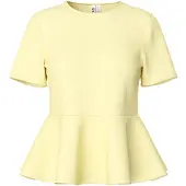 Pieces Pcalisa Peplum T-skjorte