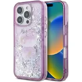 Hello Kitty Liquid Glitter 50th Anniversary Party iPhone 16 Pro Max-etui - Lilla