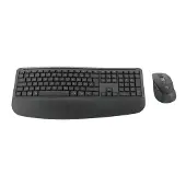 Logitech Signature Comfort Plus Combo MK880 (Graphite) - Tastatur & Mussett - Nordisk - Grå