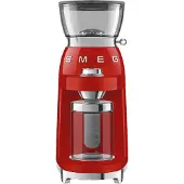 Smeg 50''s Style Kaffekvern CGF03RDEU Rød, Kantkvern, 240 g, Koniske grader, Rustfritt stål, Rød, Rustfritt stål, Plast