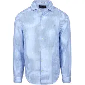 Superdry Riviera Linen Skjorte Med Lange Ermer