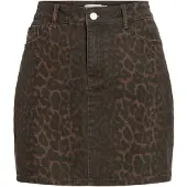 Vila Vichia Leopardprint Miniskjørt