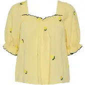 Pieces Pcselena Kortermet Bluse