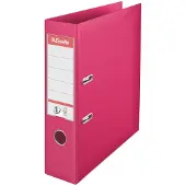 Esselte Brevordner No.1 PP FSC A4/75 mm Fuksia