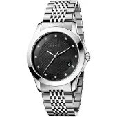 Gucci YA126405 G-Timeless svart urskive herreklokke