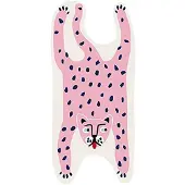 Semoic 60x120 cm Dyreformet teppe - Kawaii Rosa Leopard Nr.