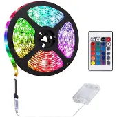 INF Lyslist med fjernkontroll LED RGB 2 m IP65