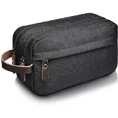 INF Toalettmappe med stor kapasitet Black