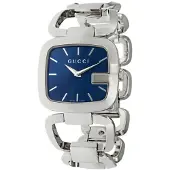 Gucci YA125405 G blå urskive 30 mm damesur
