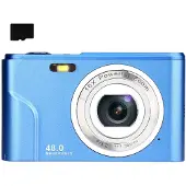 INF DC311 Kompakt digitalkamera med 32GB TF-kort Blue