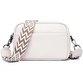 INF Crossbody-veske, skulderveske av kunstskinn White