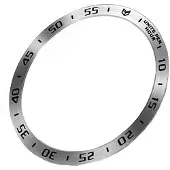 INF Rustfritt stål bezelring for Samsung Galaxy Watch Ultra Silver + Black