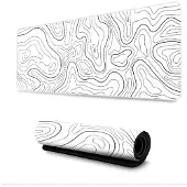 INF Stor musematte og skrivebordsunderlag White M